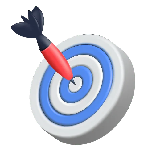 Dart 3D icon - software development agency