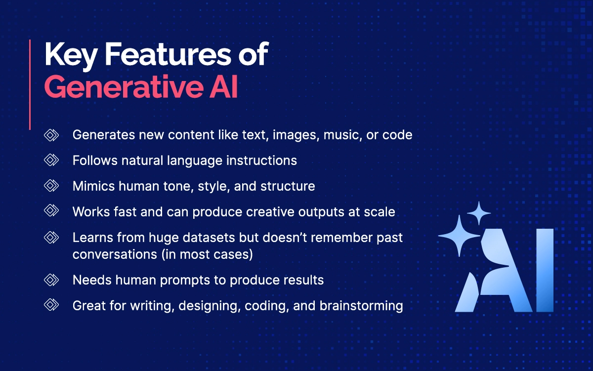 Key Features of Generative AI